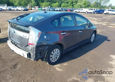 2012 Toyota Prius Plug-In из США, поврежденный, VIN JTDKN3DP8C3014136